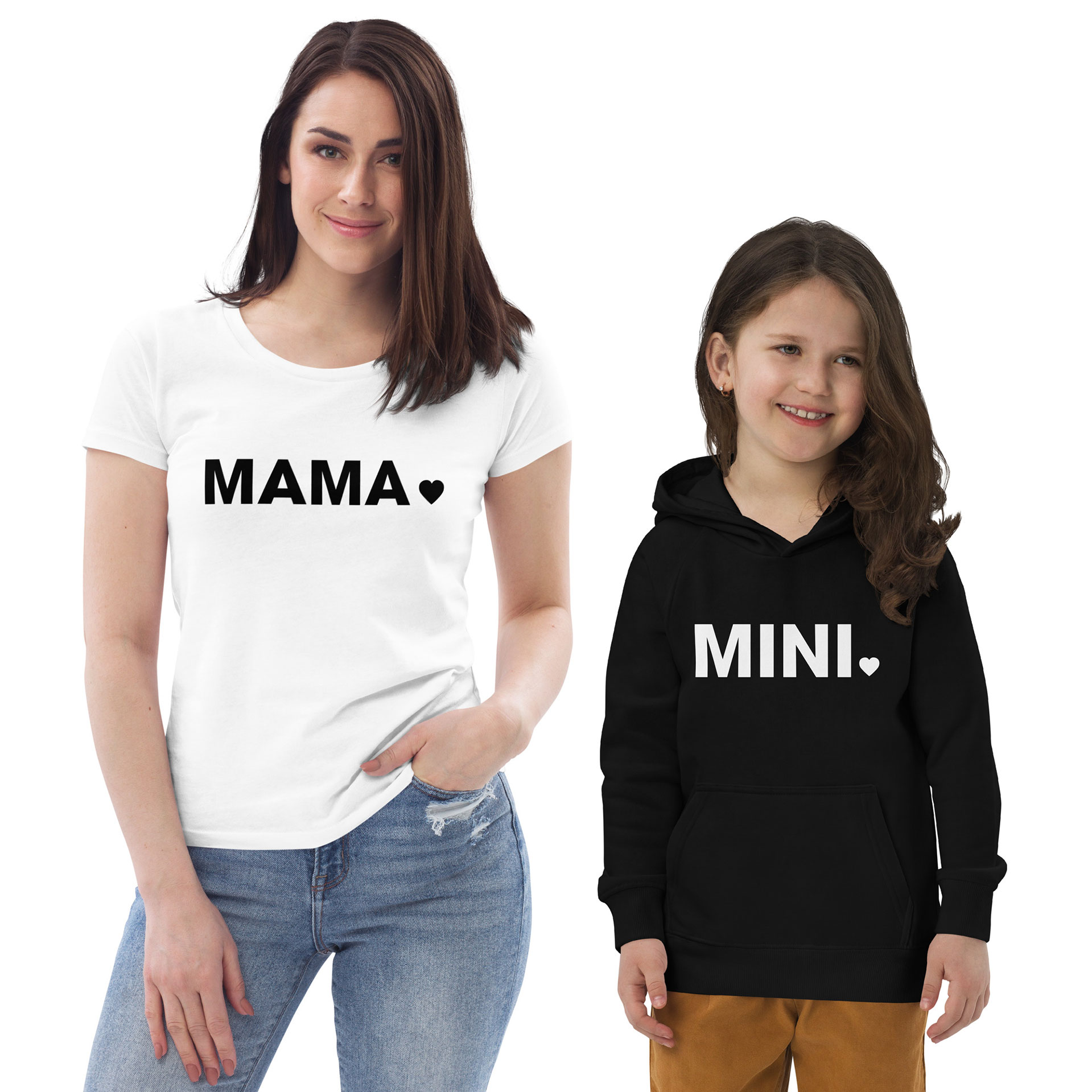 „Mama & Mini“ – Set mit 1 Shirt & 1 Hoodie