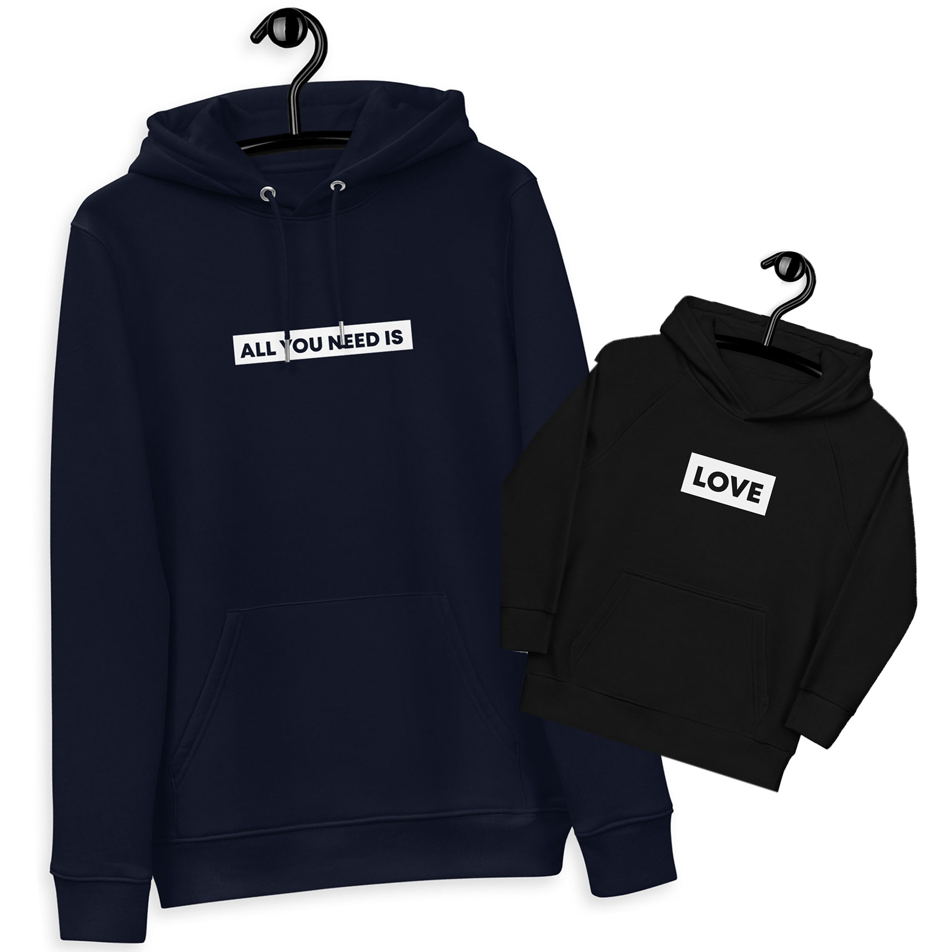 „All you need is… Love“ – Set mit 2 Hoodies