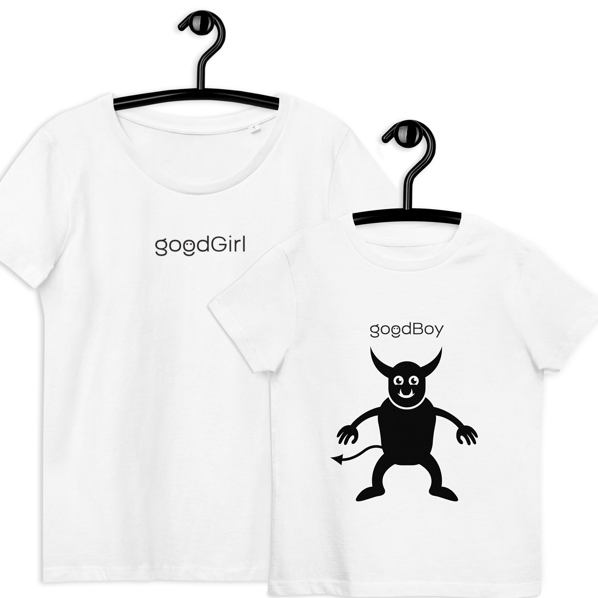 „Good Girl & Good Boy“ – Set mit 2 Shirts