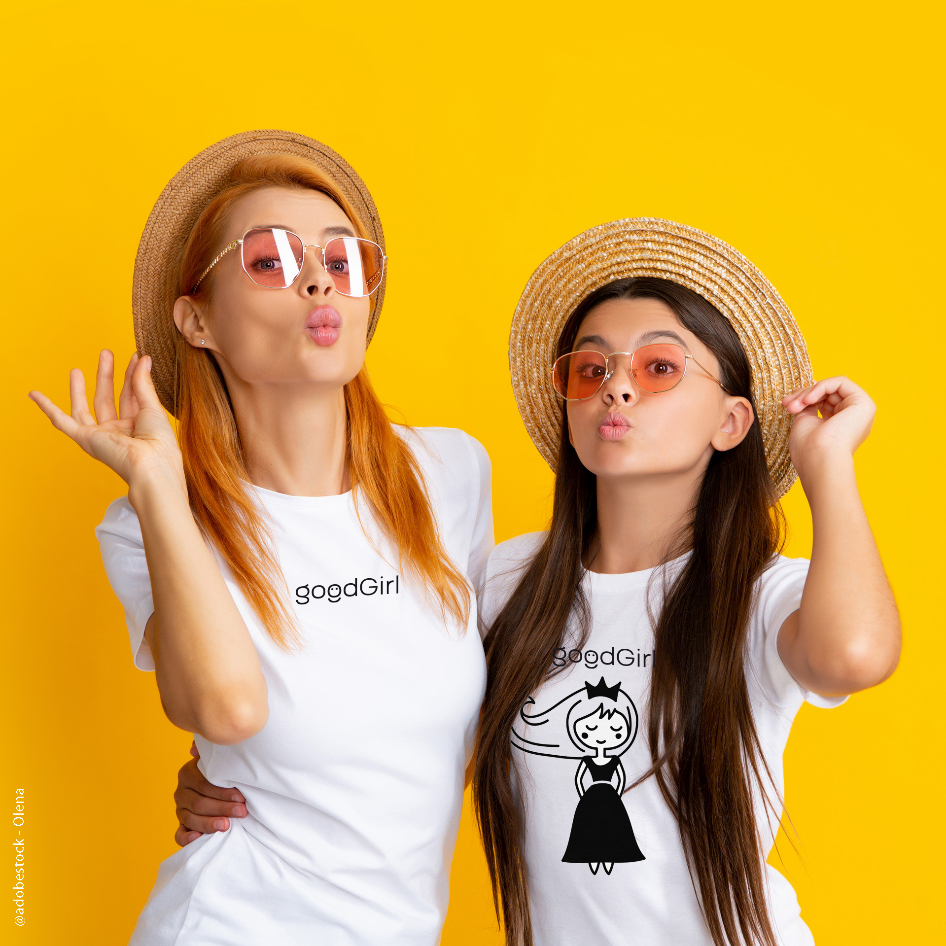 „Good Girl & Good Girl“ – Set mit 2 Shirts