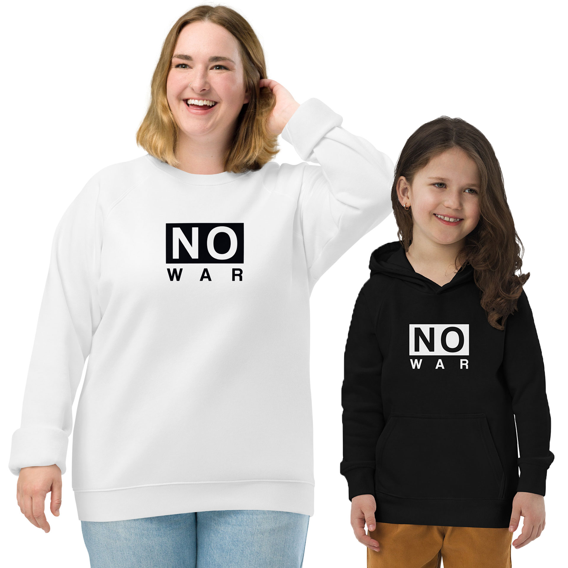“NO WAR” – Set mit 2 Sweaters