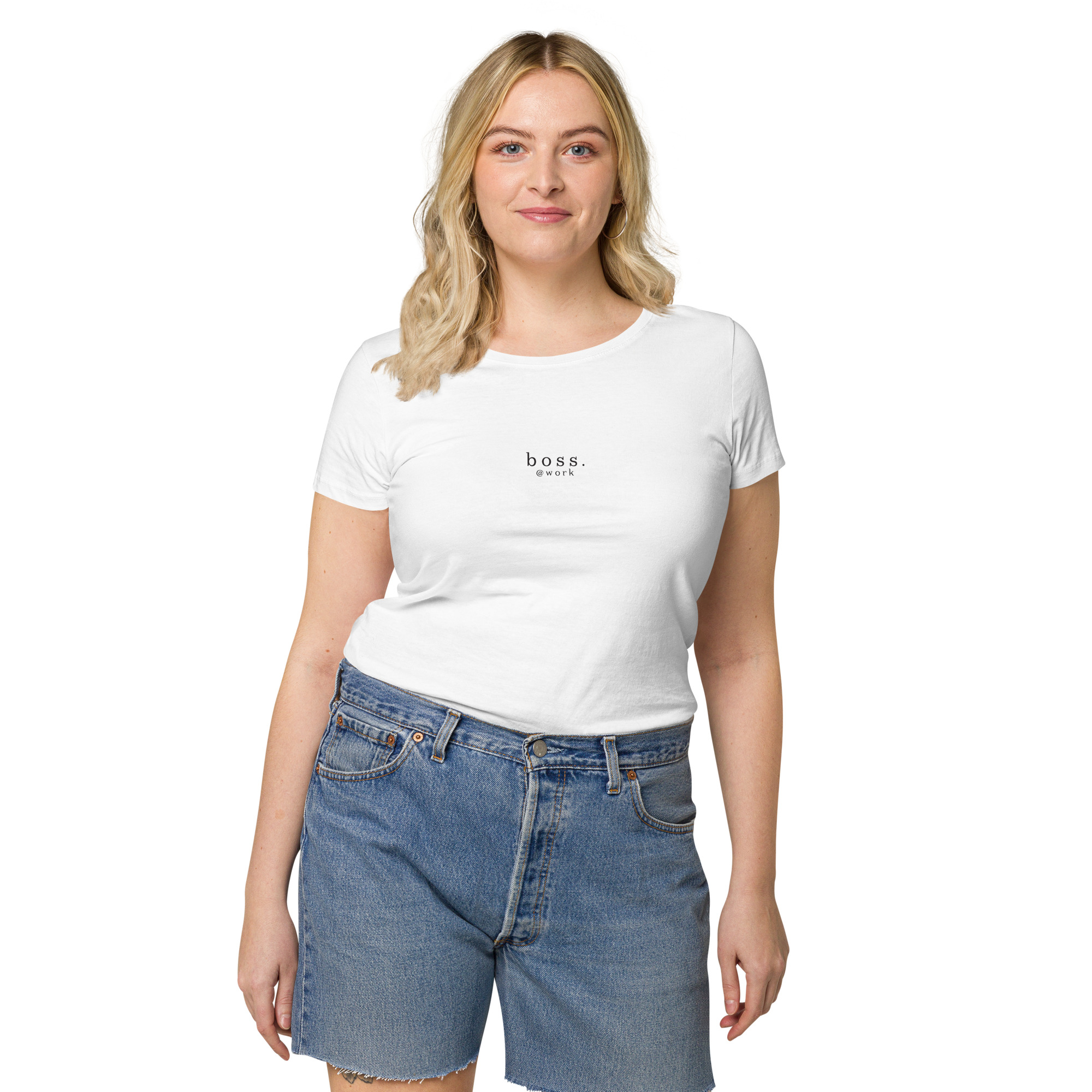 “Boss” – Basic Bio-T-Shirt für Damen