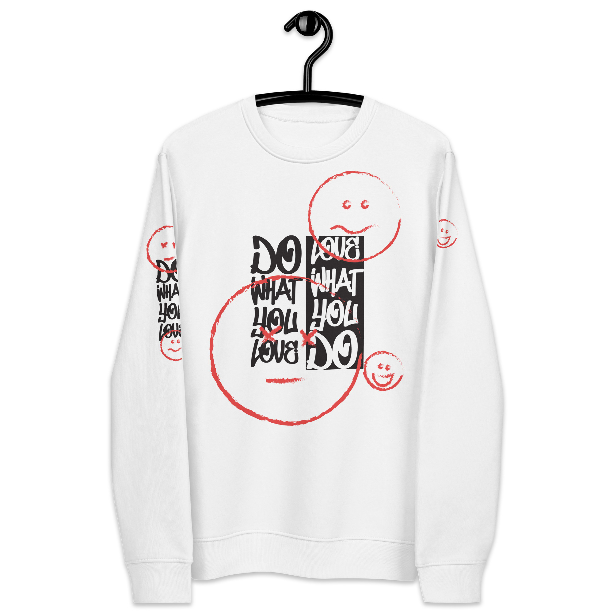 „Do what you love“ – Unisex Bio-Pullover