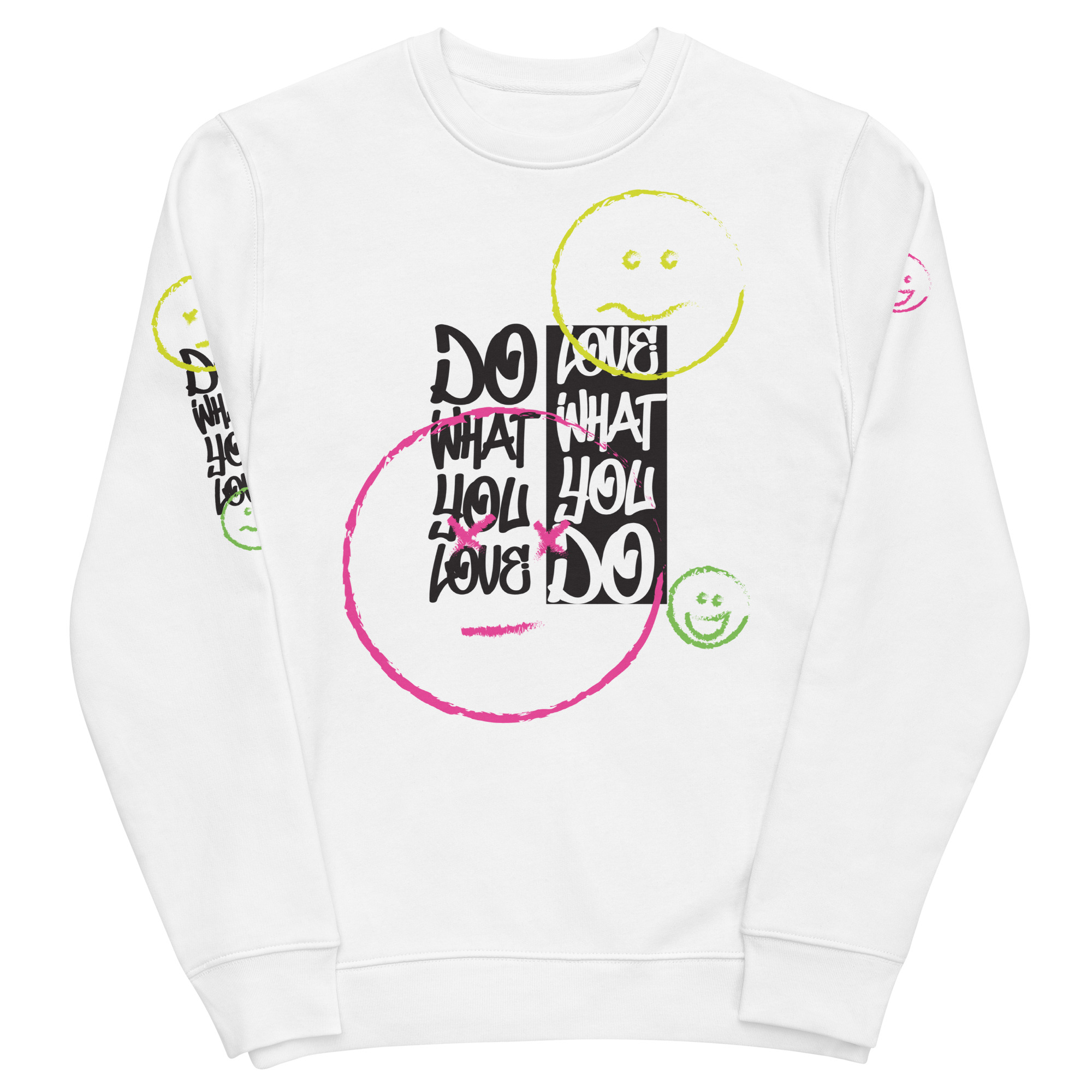 „Do what you love“ – Unisex Bio-Pullover