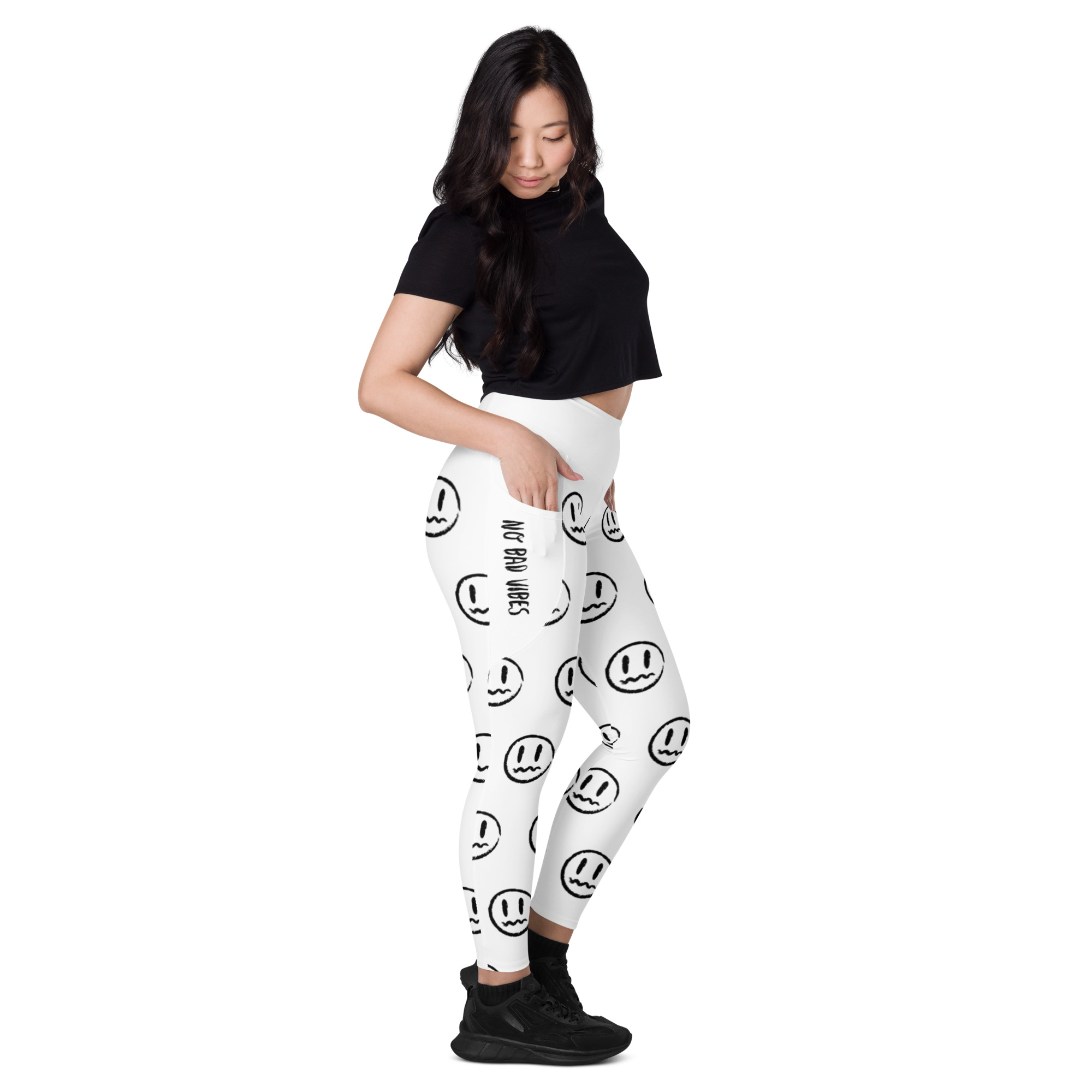 „Smiley“ – Leggings mit Taschen