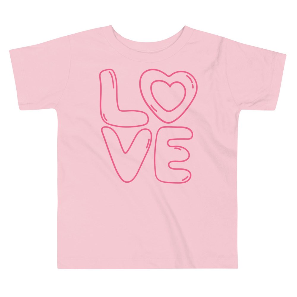 „Love“ – Kurzärmeliges Baby-T-Shirt