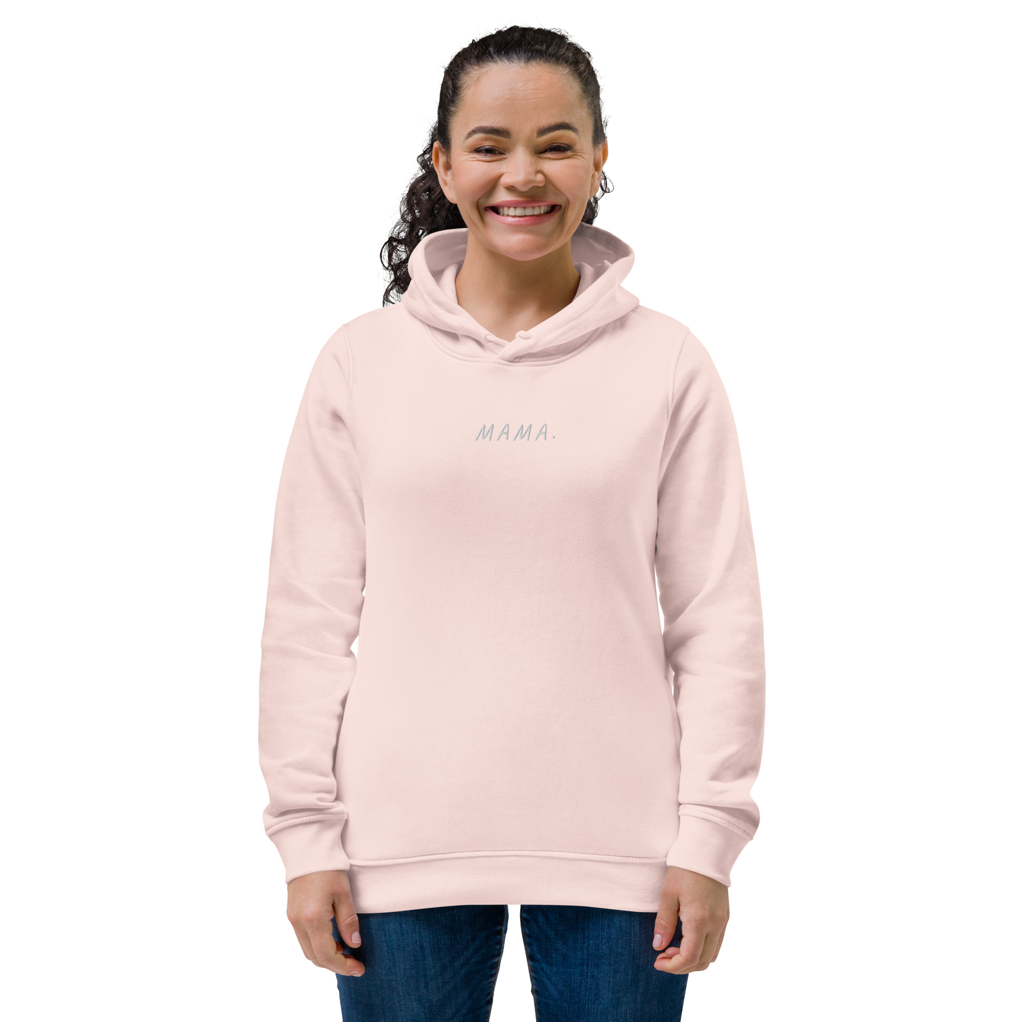 „Mama“ – Enganliegender Bio-Hoodie für Damen