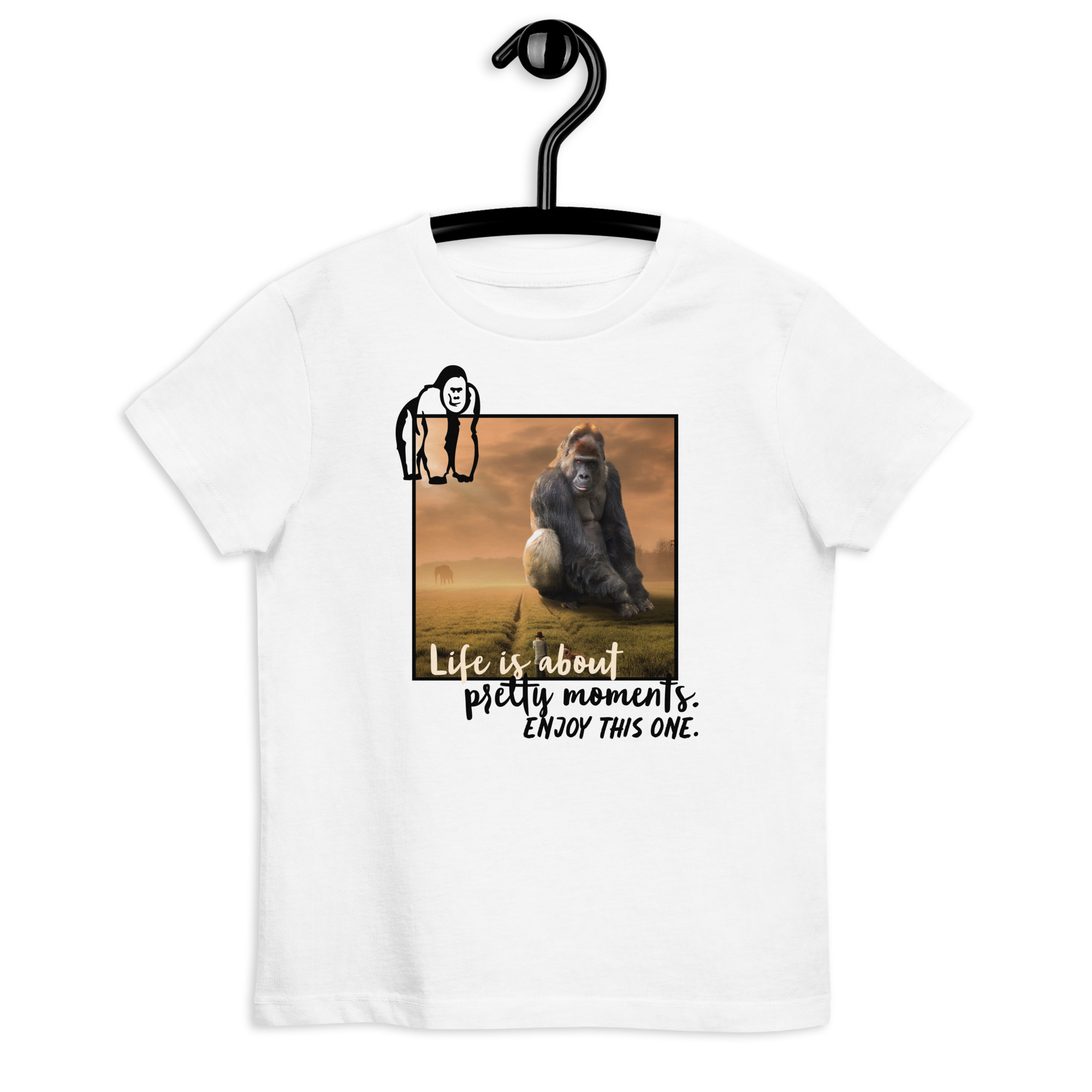 „Gorilla“ – Bio-Baumwoll-T-Shirt für Kinder
