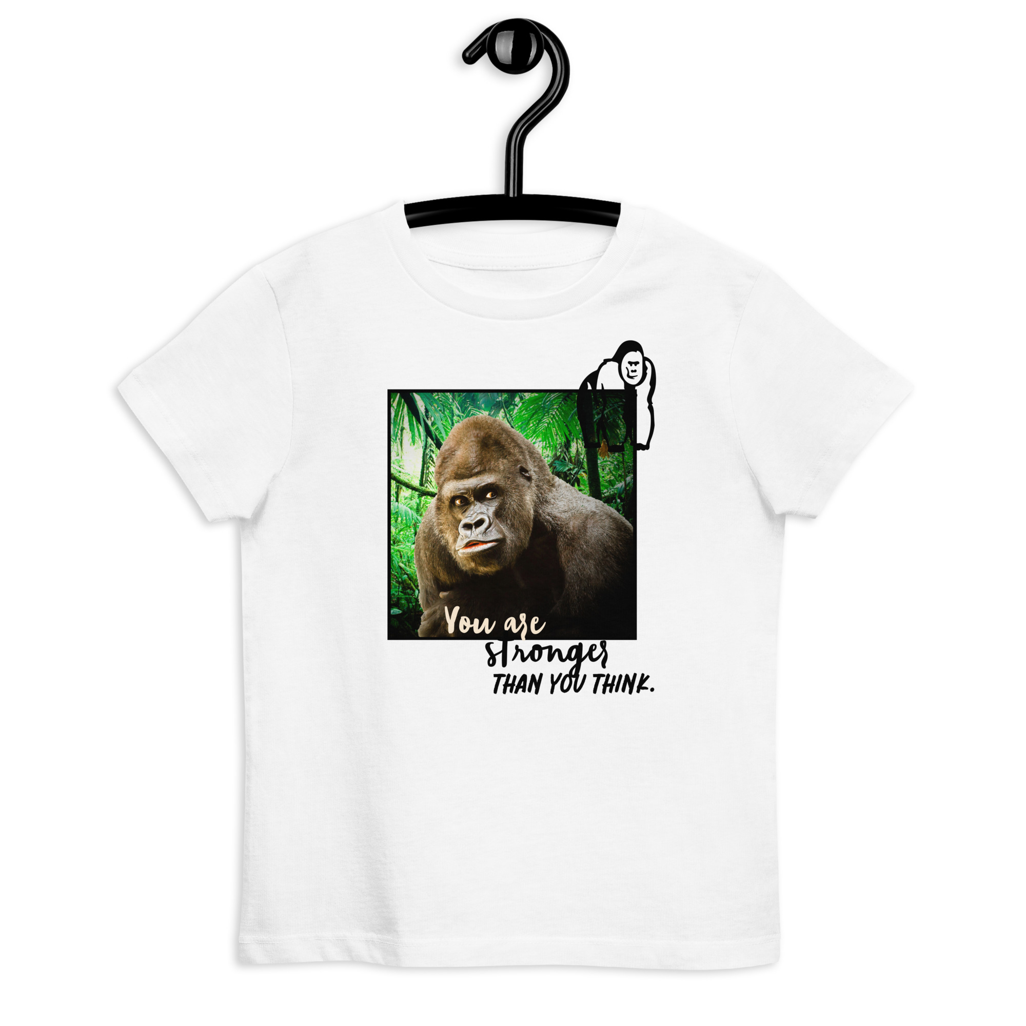 „Gorilla“ – Bio-Baumwoll-T-Shirt für Kinder