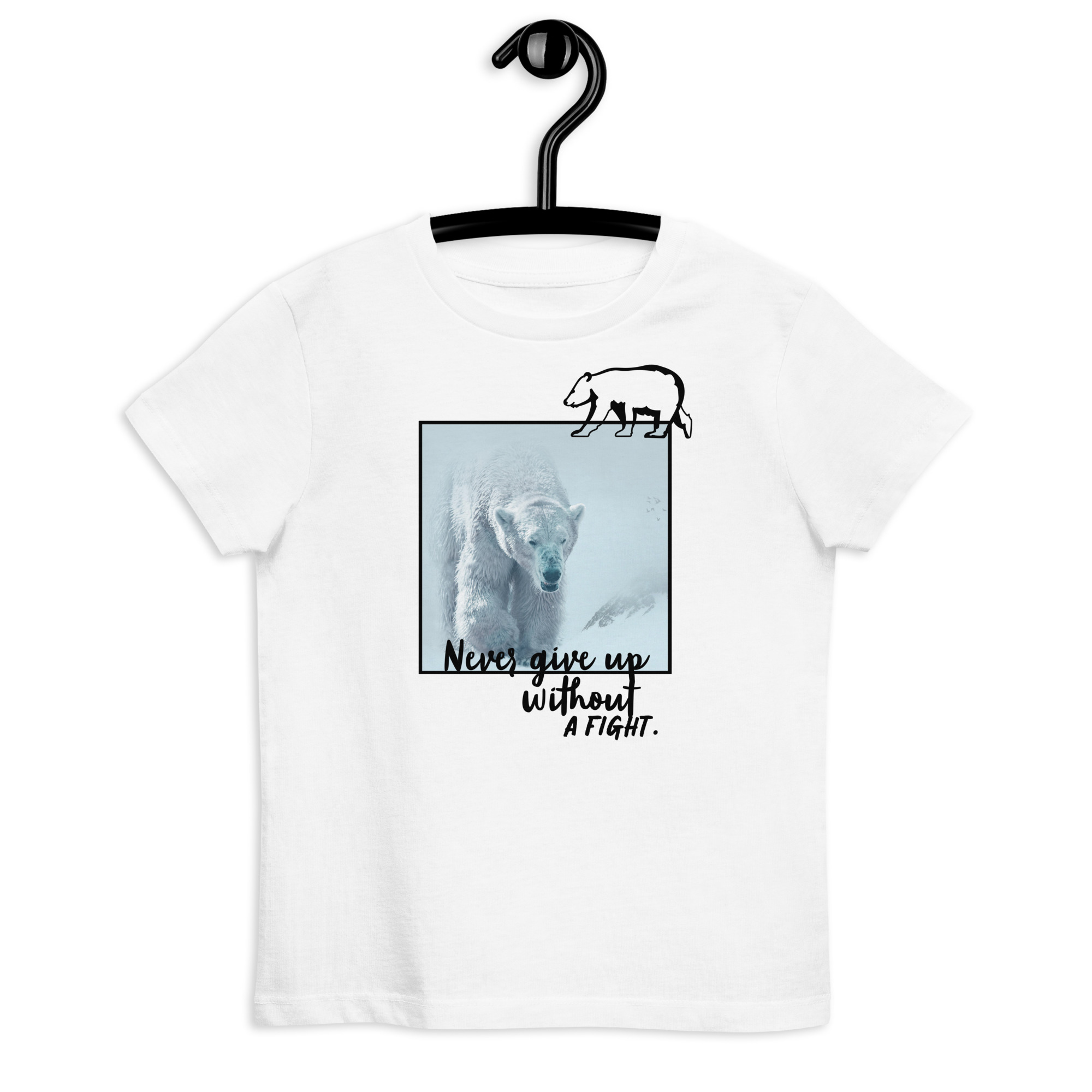 „Eisbär“ – Bio-Baumwoll-T-Shirt für Kinder