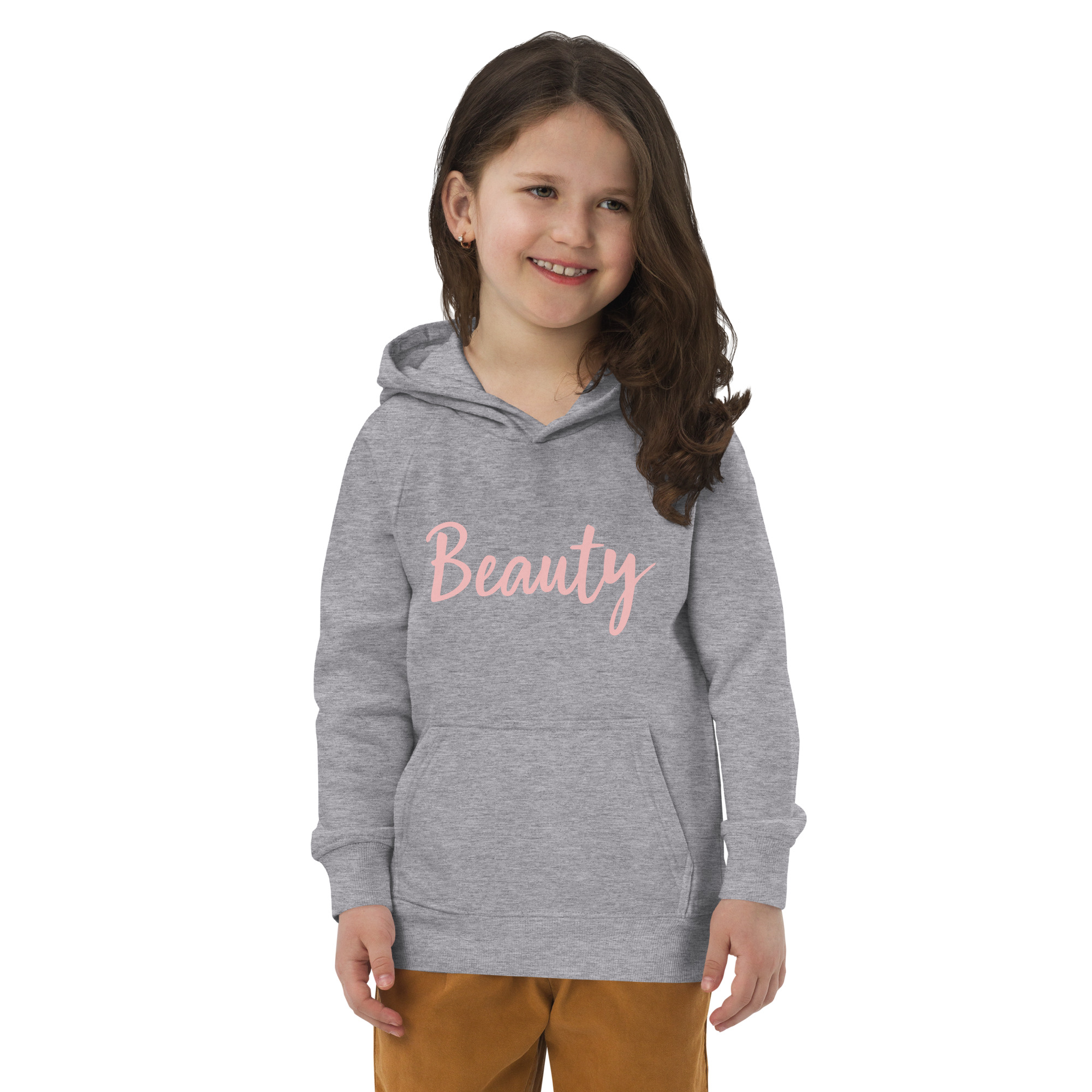 „Beauty“ – Öko-Kapuzenpullover für Kinder