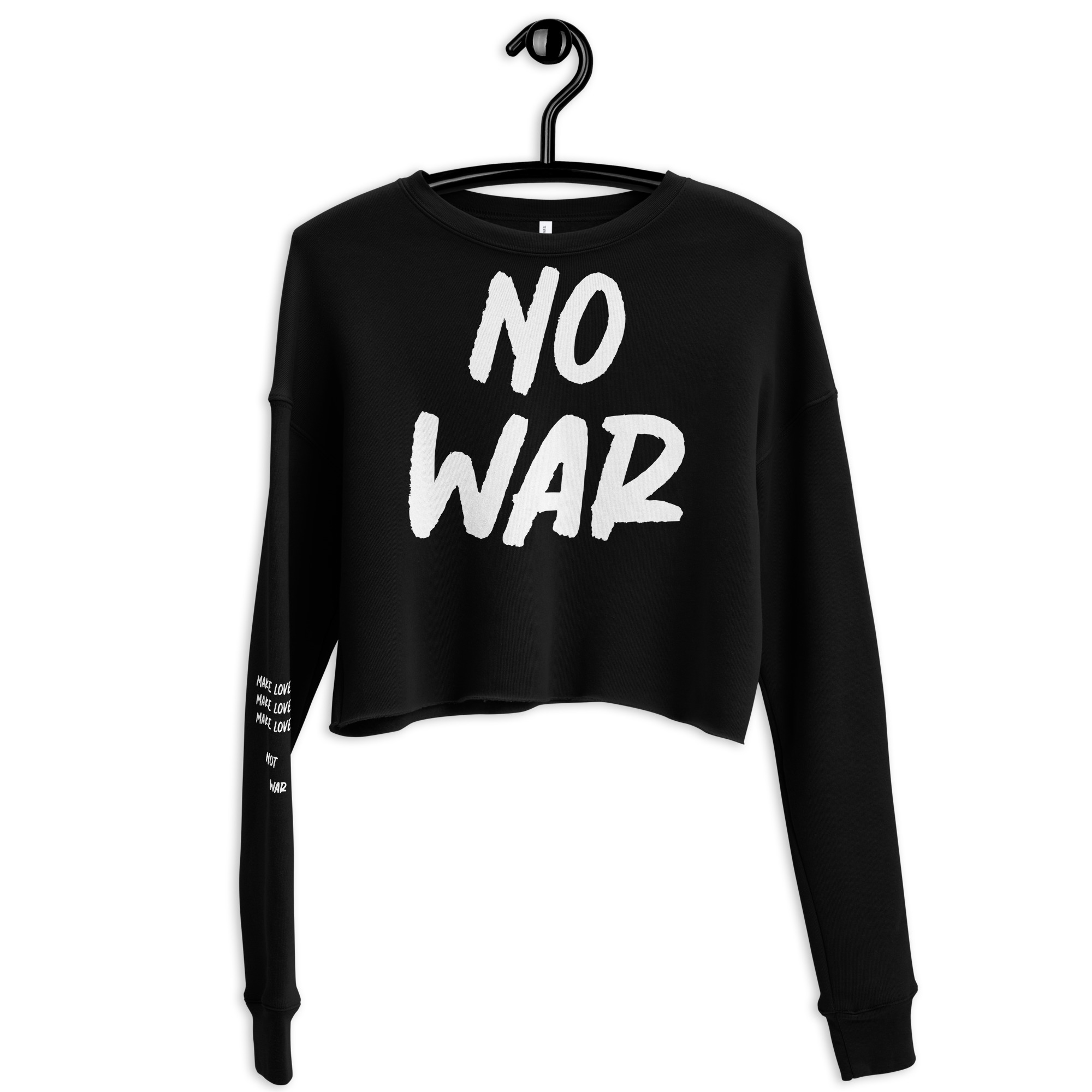 “No War” – Crop-Pullover